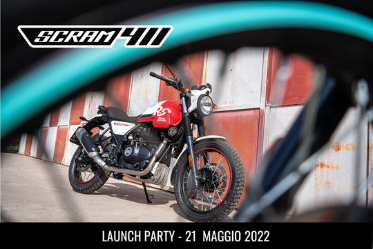 LAUNCH PARTY NUOVA SCRAM411 ROYAL ENFIELD